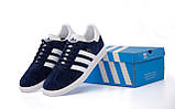 Чоловічі кеди Adidas Gazelle 32464 сині, фото 3