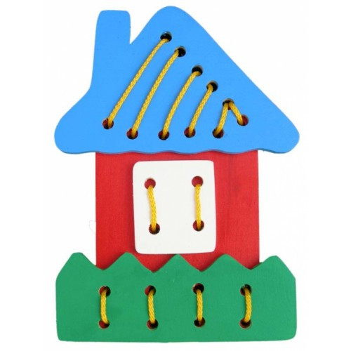 Шнурівка Komarovtoys Будиночок (K118), фото 1