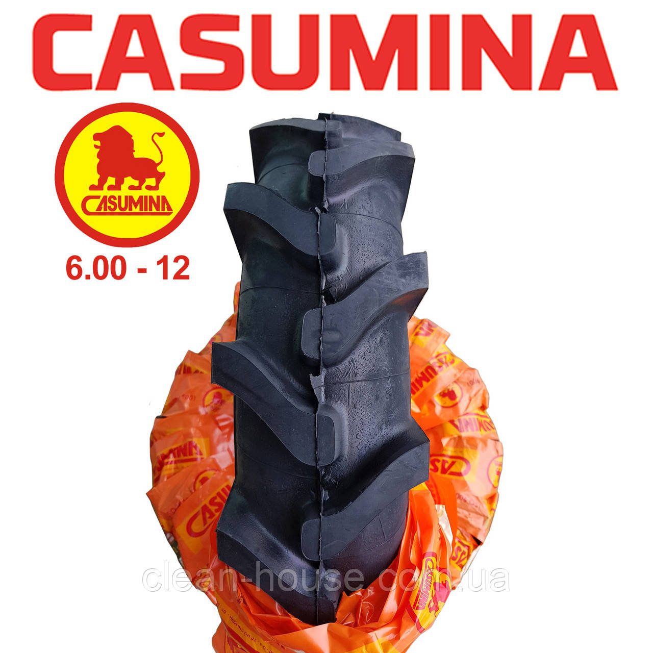 Шина на мотоблок Casumina CA543F 6.00-12/TT Для мотоблока