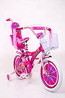 Дитячий Велосипед 20" колеса Beauty Сталевий від 6 років Рожевий