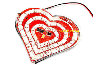 Підсвітка діодне серце 12V