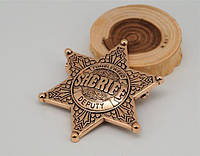 Значок Sheriff (цвет - золото) арт. 03686