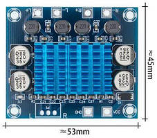 Підсилювач звуку Аудіо TPA3110 2 Х 30W Стерео (XH-A232) DC 8-26V 3A