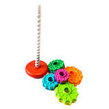 Розвиваюча іграшка Крутезна пірамідка кольорова вежа «Fun Game» 13*13*36 см (28948), фото 4