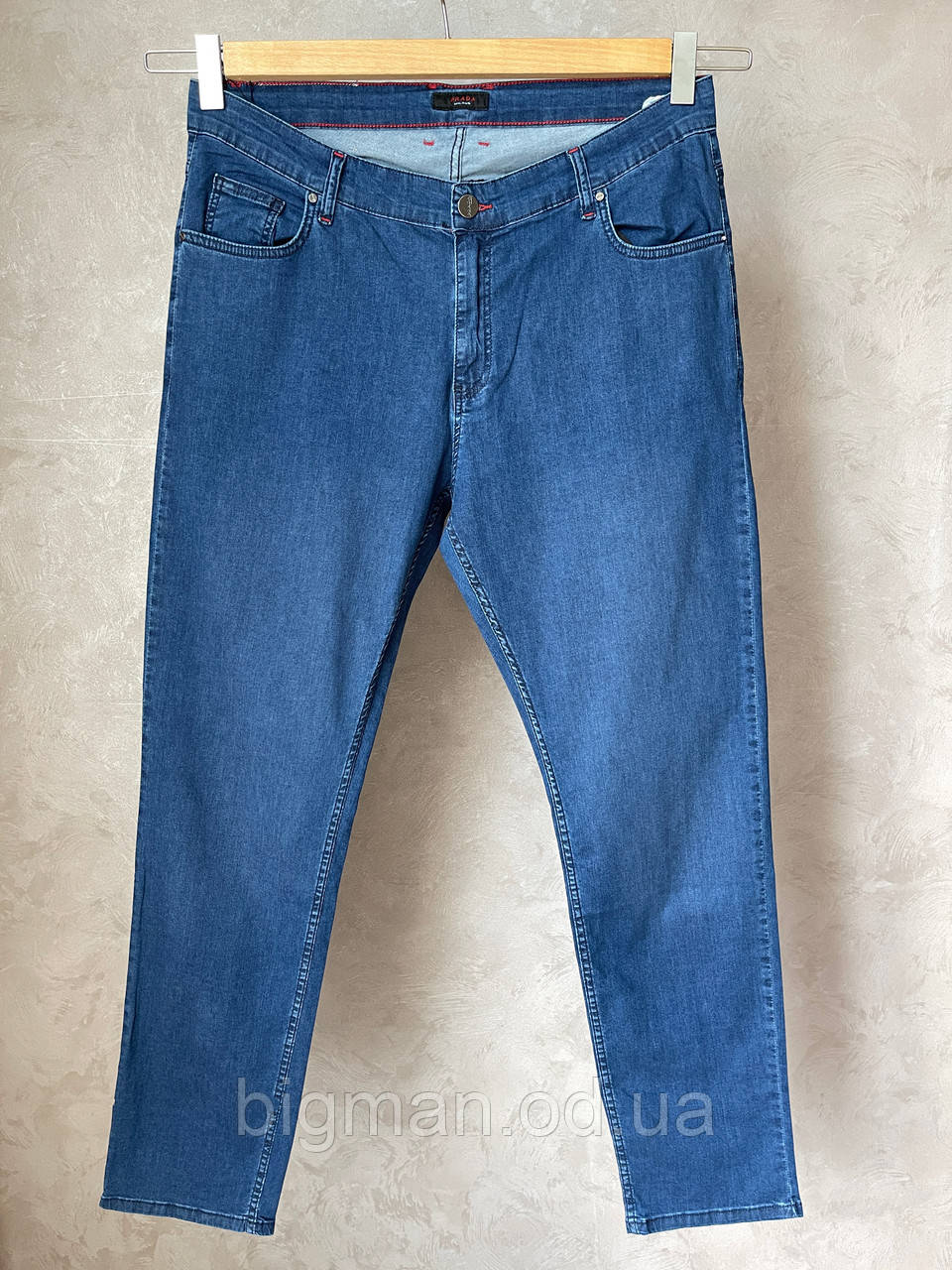 Чоловічі джинси на ремені Grand la Vita 40-50 розміру великого батального розміру Туреччина, фото 1