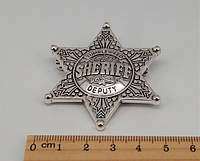 Значок Sheriff (цвет - серебро) арт. 03688