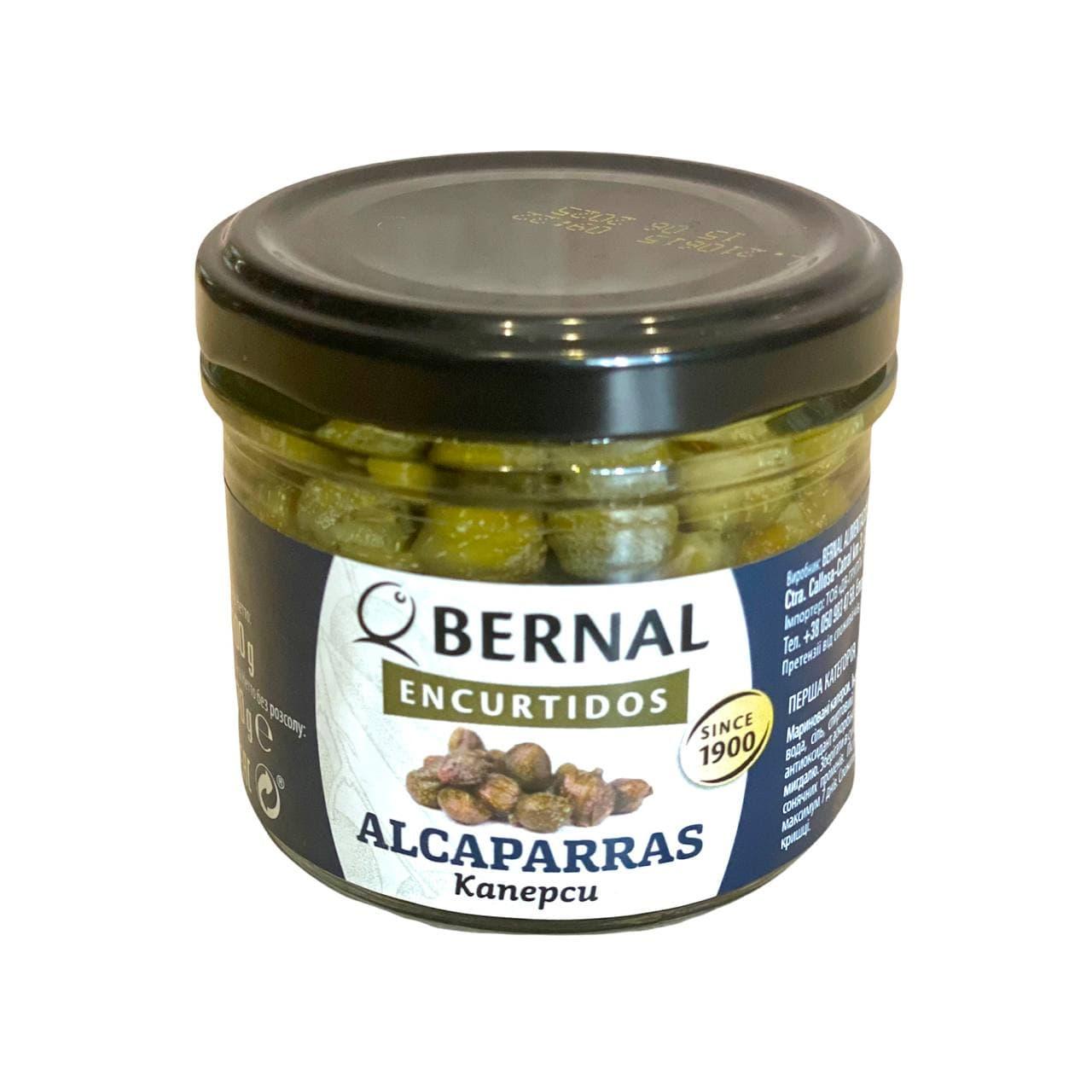 Каперси консервовані Bernal Encurtidos Alcaparras, 100г