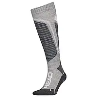 Спортивні шкарпетки Head Ski Performance mid grey/black 1 шт в розмірі 35-38р