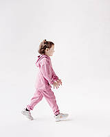 Детский трикотажный спортивный костюм с худи и джогерами 110 размер в розовом цвете Rudi