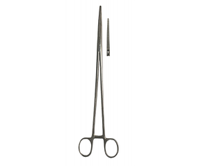 З-43  Затискач  гінекологічний  довгий  260 мм.