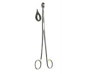 Щ-17-2 Щипці для видалення плодового яйця прямі з шириною губок 14 мм.