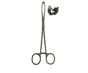 Щ-84 Щипці маточні двозубі прямі малі № 1 по Мюзо.