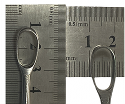 К-8 Кюретка для видалення залишків плодового яйця та плацентарної тканини, тупа No 2., фото 3