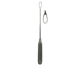 К-12 Кюретка для видалення остатків плідного яйця і плацентарної тканини , тупа № 6 ., фото 1