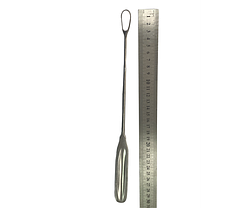 К-12 Кюретка для видалення остатків плідного яйця і плацентарної тканини , тупа № 6 ., фото 4