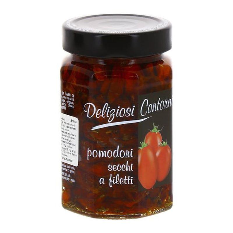 Вялені томати Deliziosi Contorni з спеціями і олією, 290г