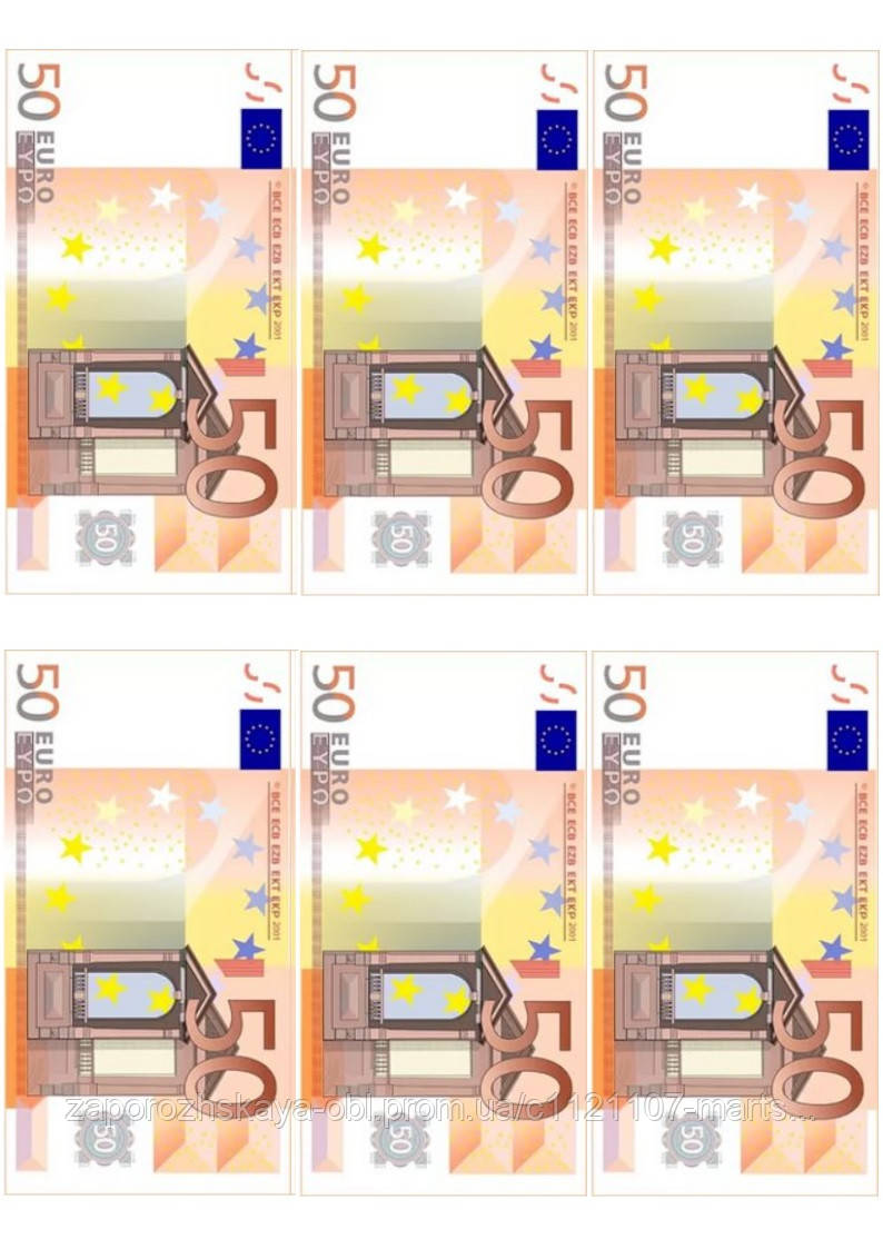 Долар 54 Вафельна картинка , фото 1