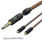 ⇒ TRN T2 Pro (C-pin) - це 16-ти житловий посріблений кабель зі змінними Jeck 2.5/ 3.5/ 4.4/ Tupe-C/ Lightning, фото 5