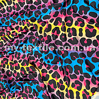 Трикотаж Біфлекс принт (купальник) Леопард різнокольоровний