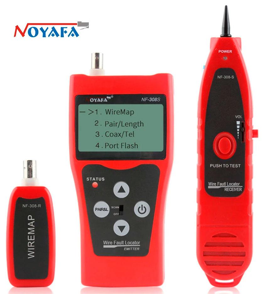 Noyafa NF-308S (оновлений), багатофункціональний кабельний тестер, трасошукач
