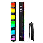 Світильник музичний еквалайзер 32 LED 3D з Bluetooth АКБ тринога, D-10-RGB, фото 3