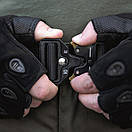 Ремінь Pobedov чорний з металевою застібкою, фото 8