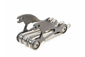 Мультиінструмент для велосипедів Troika Bike Tool, 18 функцій, сірий