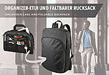 Органайзер Troika TRANSFORM PACK TECH трансформується в рюкзак, фото 2