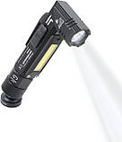 Світлодіодний перезаряджається фонарь Troika "Eco knicklicht" із захистом від бризок і бічним фонарем, фото 6