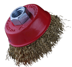 Щітка для металу для болгарки торцева з рифленого дроту 85 мм  "EAGLE"