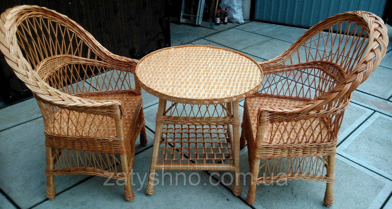 Дачная мебель плетеная из лозы - фото 2 - id-p314456562