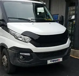 Дефлектор капота (мухобійка) EuroCap для авто. Iveco Daily 2014↗ рр.