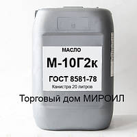 Масло моторне М-10Г2к каністра 20л.