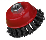 Щітка для металу для болгарки торцева з крученого троса 85 мм  "EAGLE"