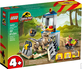 Конструктор LEGO Jurassic World Втеча велоцираптора 137 деталей (76957)