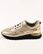 Кросівки жіночі Evromoda 240356 37 золотисті 36, фото 5