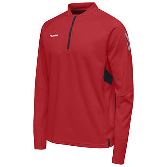 Чоловіча толстовка Hummel Tech Move Half Zip 200011-3062, Червоний, Розмір (EU) — S