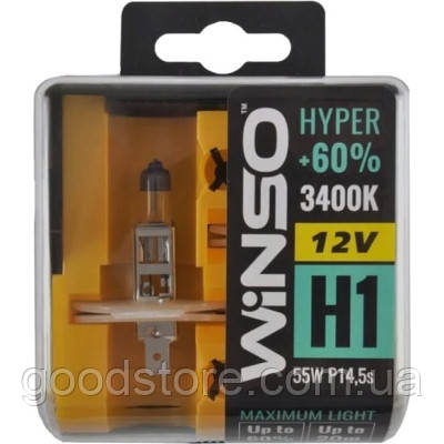 Автолампа Winso H1 HYPER +60 55W (712130)