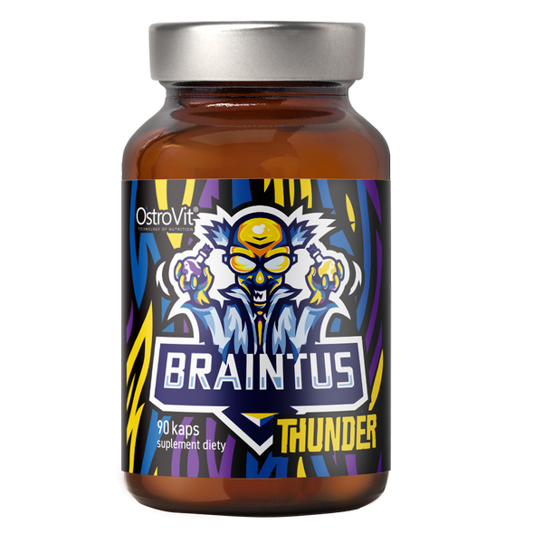 Для нервової системи OstroVit Braintus Thunder 90 капсул 10/24 року включно
