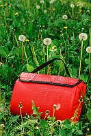 Термоковрик водовідштовхуючий WEEKEND, червоного кольору, складний.