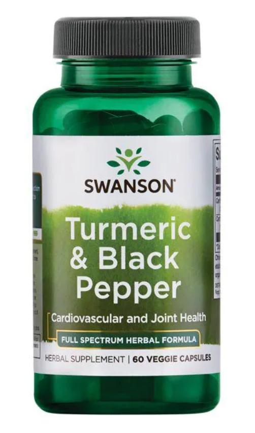 Куркумін Swanson Turmeric Black Pepper  90 veg caps