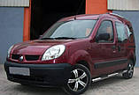 Бічні пороги труби D60 на Renault Kangoo 1998-2008 Пороги труба з проходом для Рено Кангу, фото 3