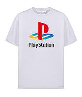 Футболка с принтом PlayStation "Цветной логотип"