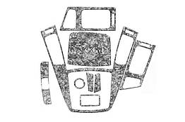Накладки на панель Small Титан Meric для Hyundai I-30 2007-2011 рр. Пластик