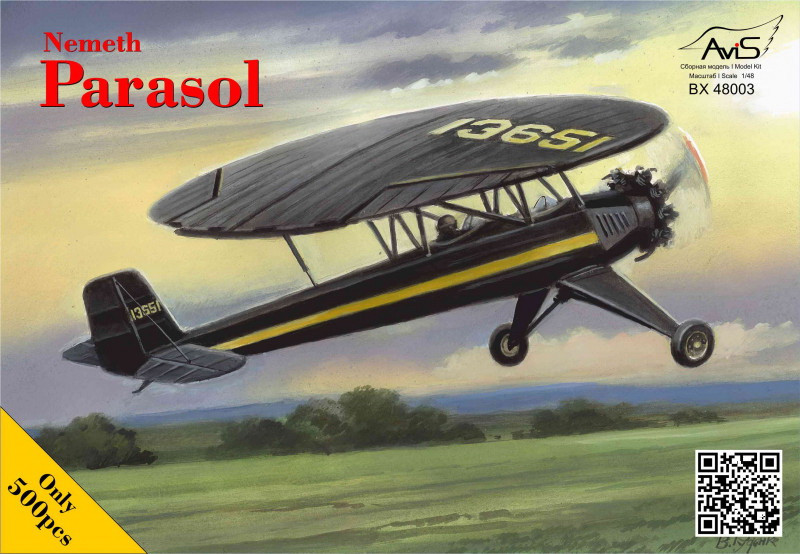 Пластикова модель 1/48 Avis 48003 американський експерементальний літак Nemeth Parasol