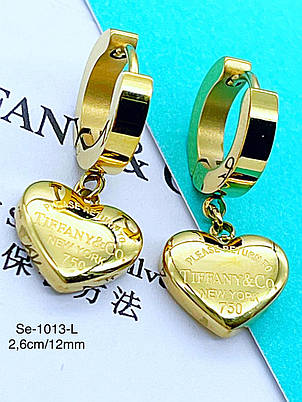 Сережки Stainlees Steel (14-K), фото 1