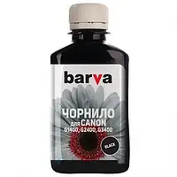 Чернила для принтера BARVA G Canon Pixma G1400/G2400/G3400 (GI-490) 180г Black пигментное