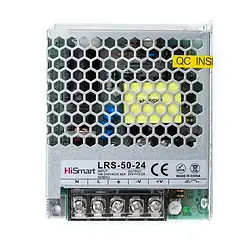 Блок живлення для освітлення HiSmart LRS-50-24 24V, 2.2A, 50W