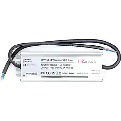 Блок живлення для освітлення HiSmart NPF-150-12 12 V 125 A 150 W PFC IP67