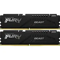 Оперативная память Kingston FURY 32GB (2x16GB) DDR5 5600 MHz Beast Black (KF556C40BBK2-32)